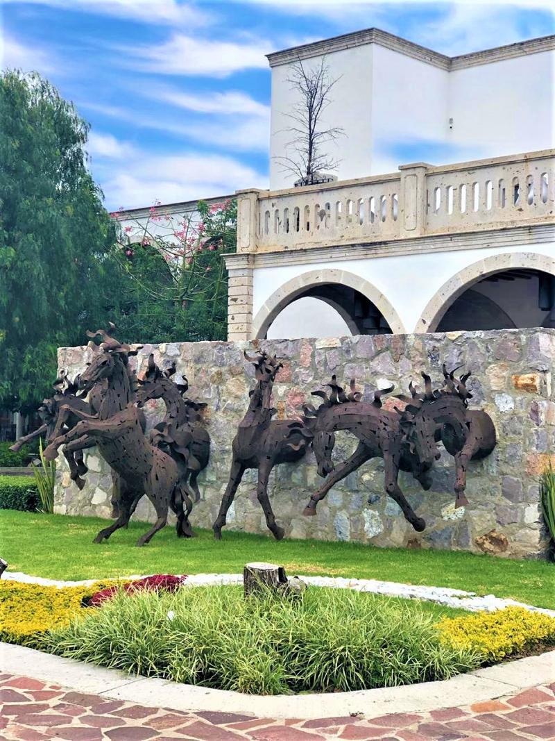 Hotel Hacienda Santa Fe Guanajuato Kültér fotó